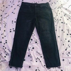 American Eagle Dark Grey Mom Jeans